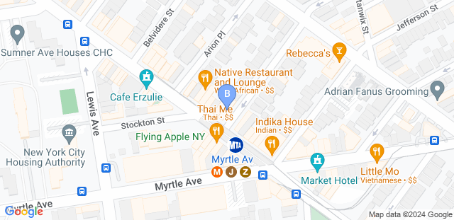 Map to Brooklyn Kung Fu